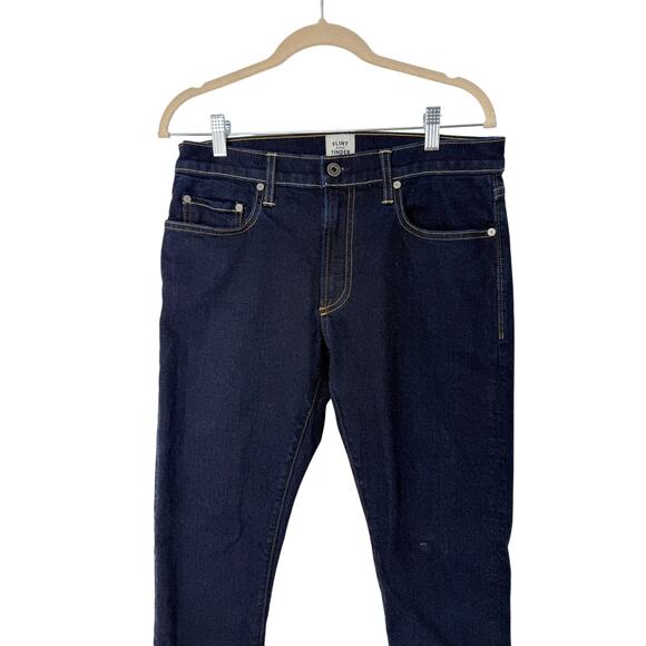 Flint and Tinder Jeans Men 30x30 Dark Wash Blue Slim Fit Casual - Picture 2 of 11